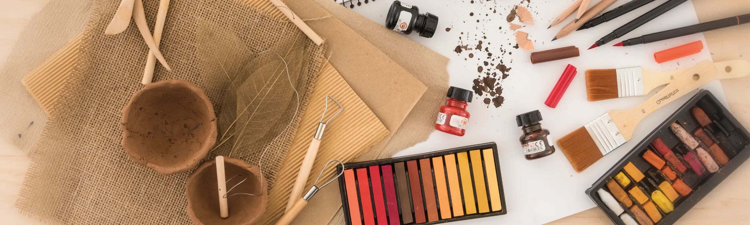 Art & craft resources in a range of colours for representation and diversity