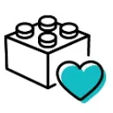 LEGO love icon