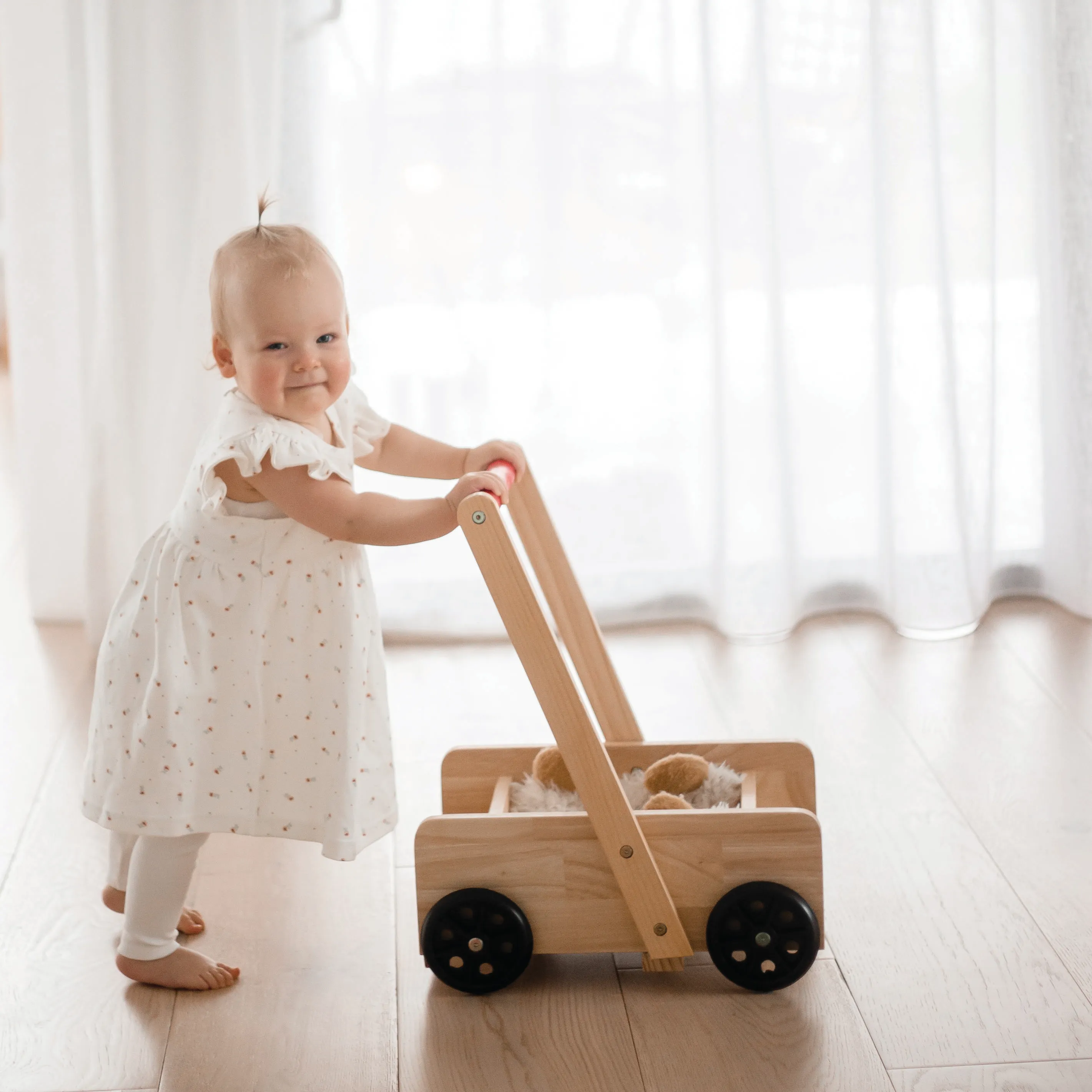 Classic Wooden Baby Walker