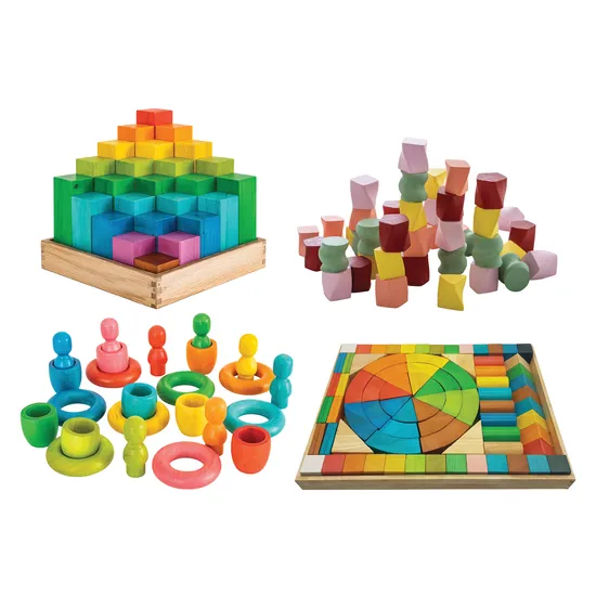 Coloured Blocks Value Kit - 189 Pieces