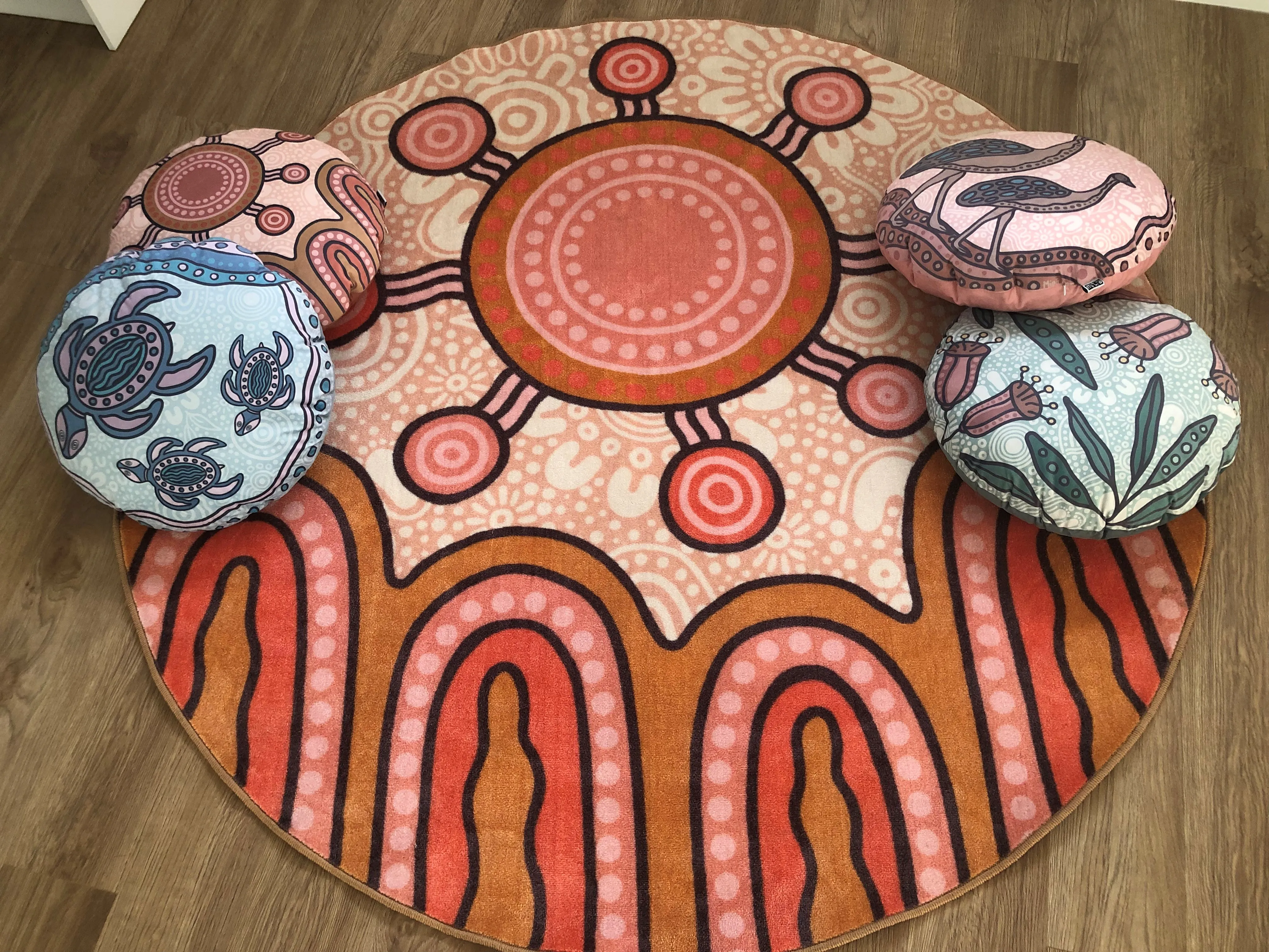 Camp Site Round Rug