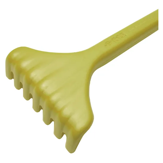 Cardboard Rake Plastic Rake - Yellow - 65cm Long