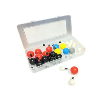 Magnetic Clickable Atom Model Sticky Atoms - Self Assemble - Magnetic Model Kit