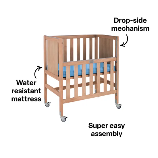 Rail Baby Cot With Drop Down Side Toddler Beds Eric Dropside Cot