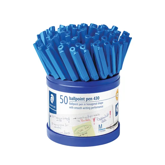 Staedtler Stick Ballpoints Blue – Pack of 50