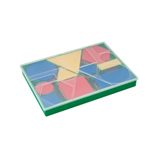 Teachables Large Attribute Blocks Set – 60 Pieces, 5 Shapes