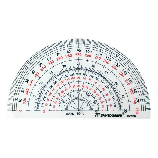 Teachables Protractor – 180° Advanced