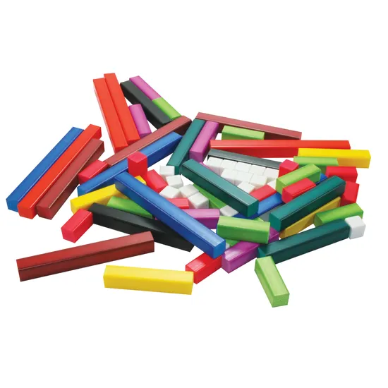 Children Using Color Rods Teachables Coloured Rods – Set of 74 in Bag