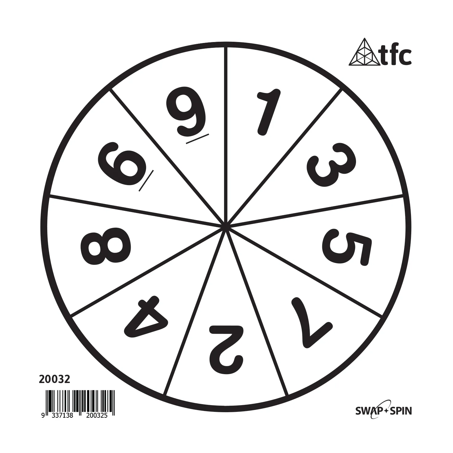 Teachables Swap & Spin Inserts – Numbers 1–9