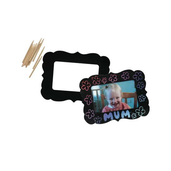 Magnetic Scratch Art Photo Frames - Pack of 10
