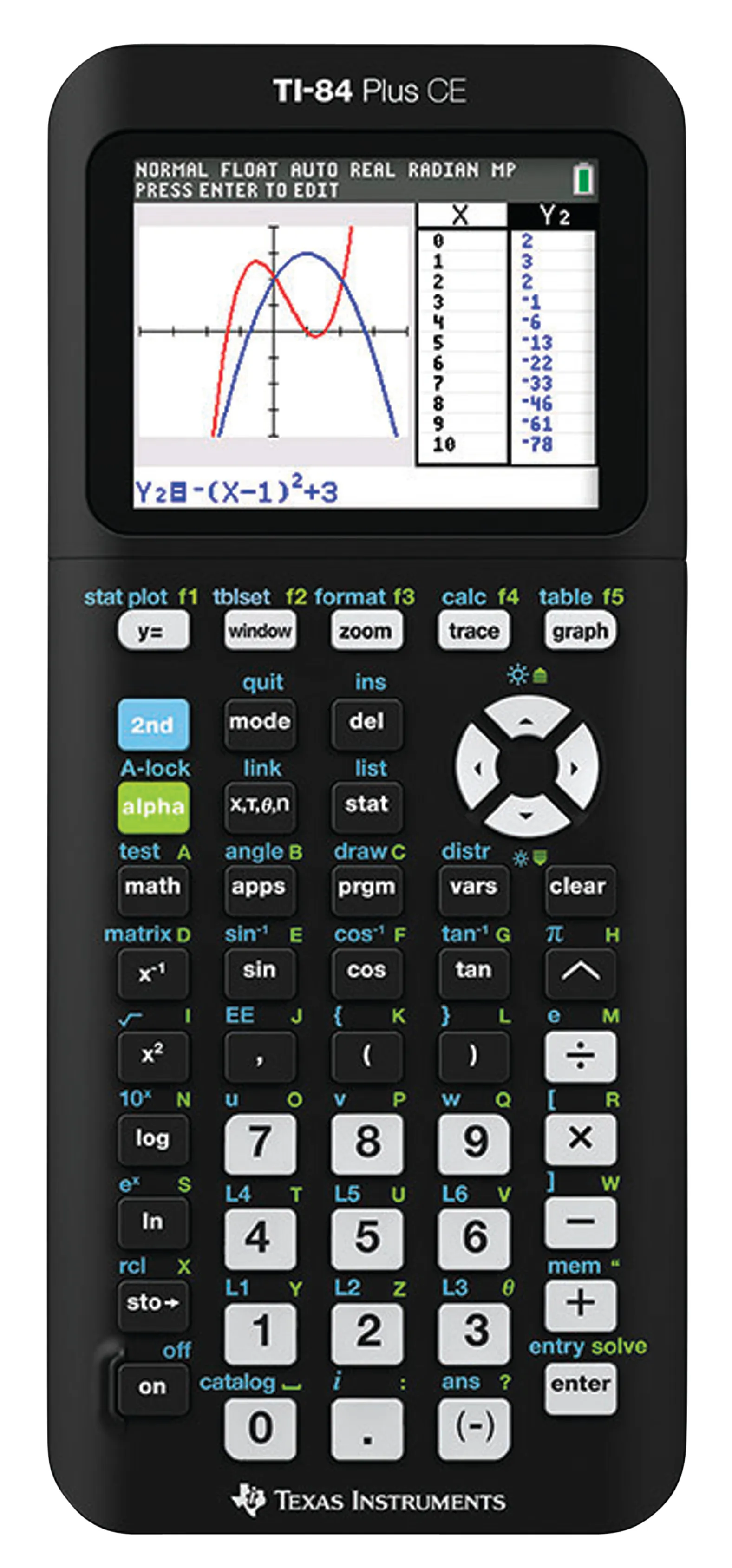 Texas Instruments TI-84 Plus CE – Graphing Calculator