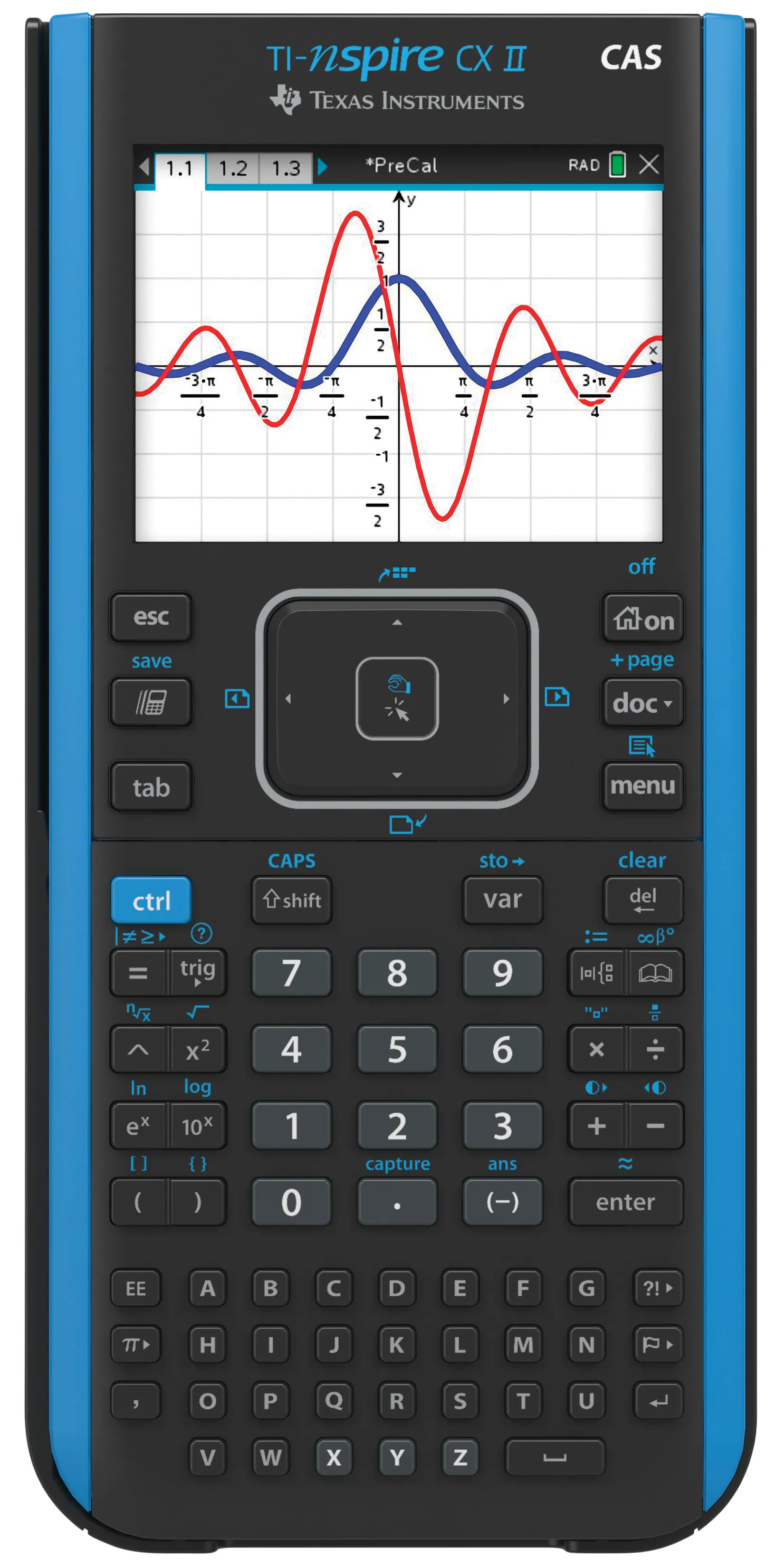 Texas Instruments TI-Nspire CX CAS II – Graphing Calculator
