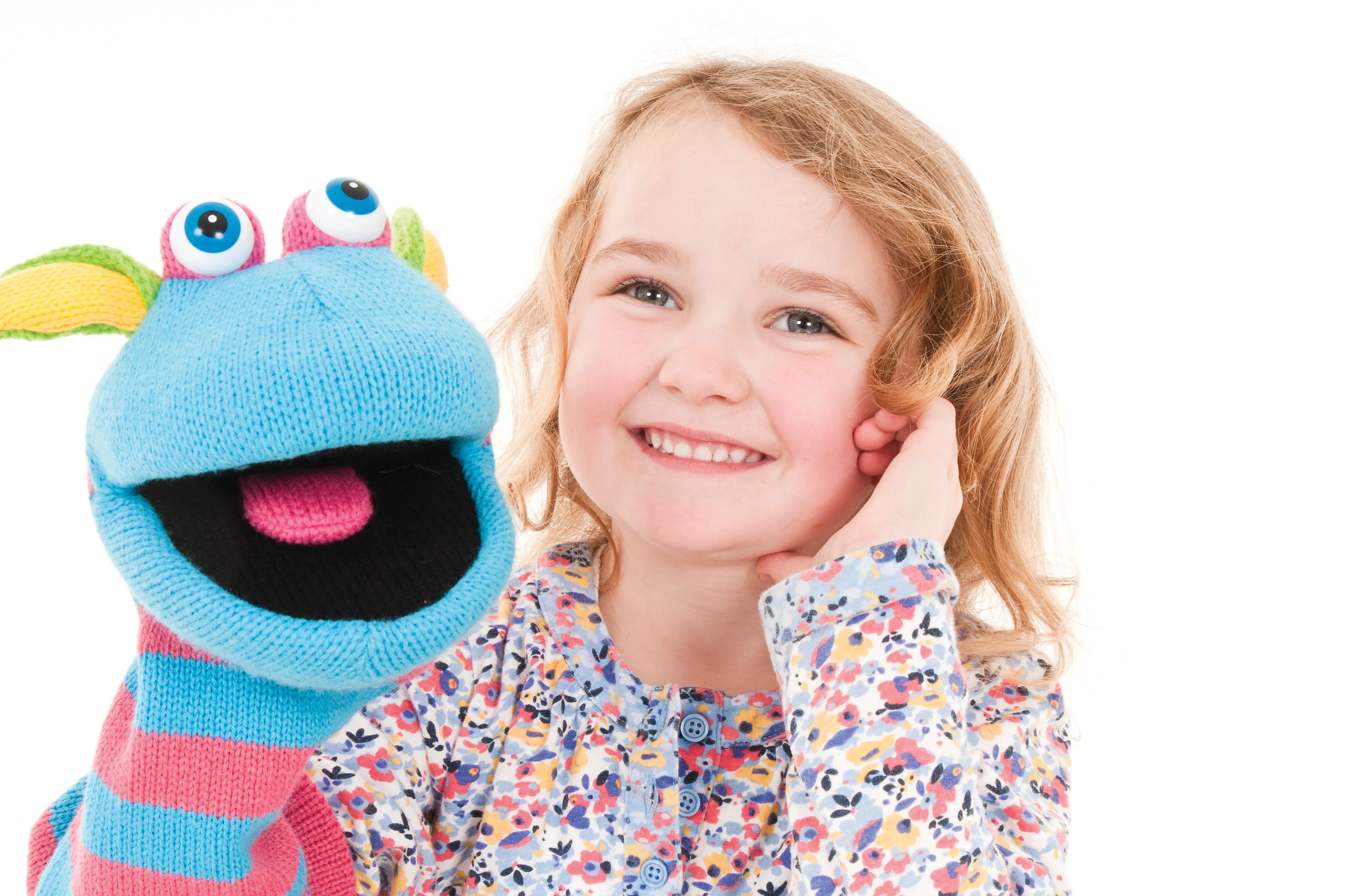China spielzeug export bunte tasten plüsch socken-marionette