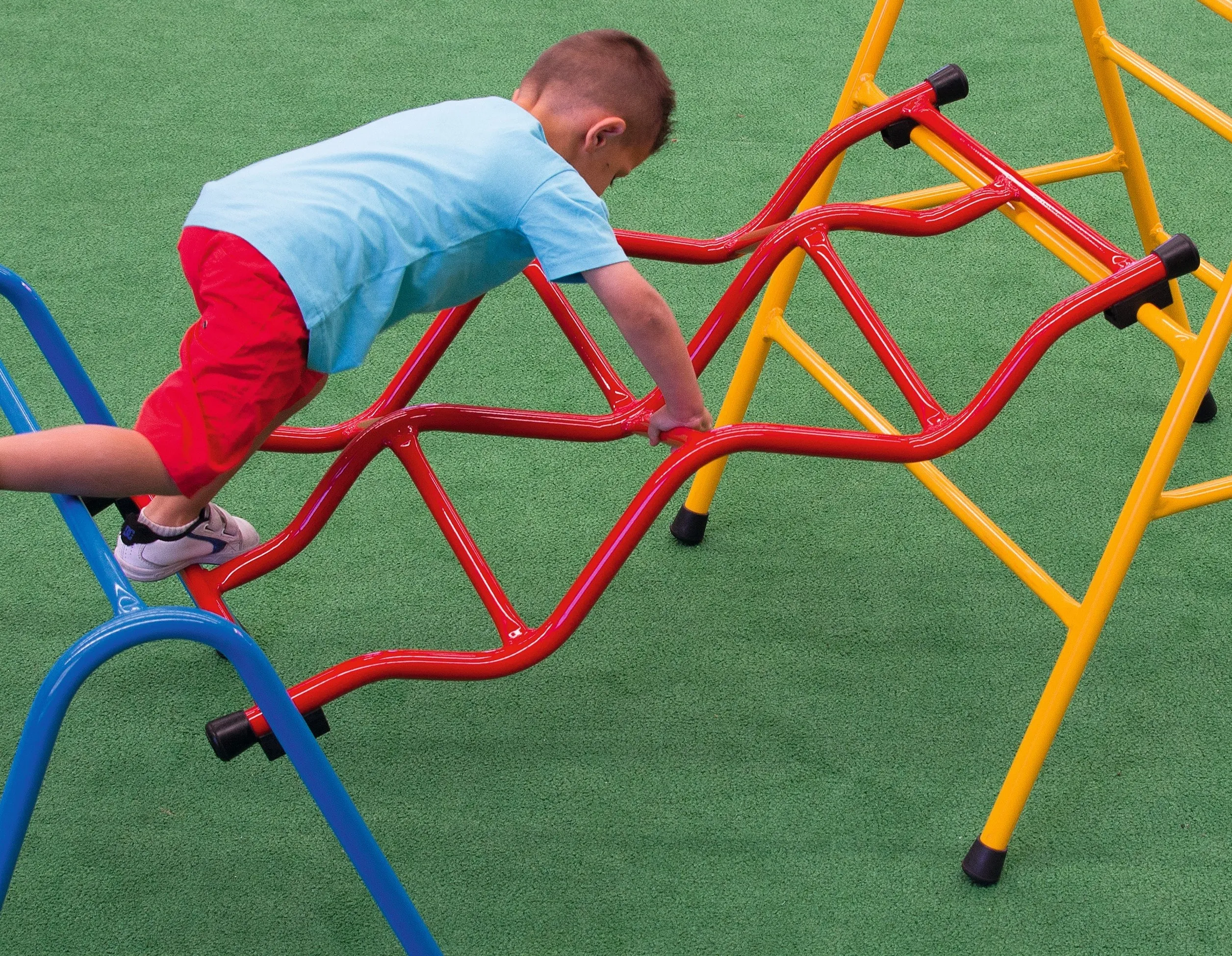 Climbing Frame Outdoor Childcare Equipment Moetry Kids Outdoor Monkey Bar  Metal Swing Frame Climbing Equipment Children, image size:2512x1949