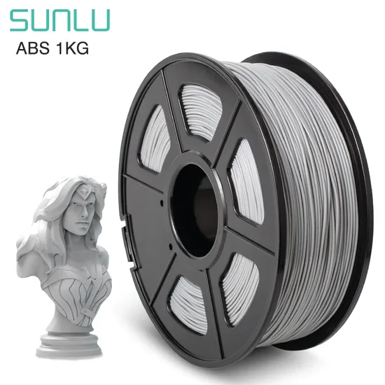 SUNLU 3D Printer Filament – Grey, ABS, kg