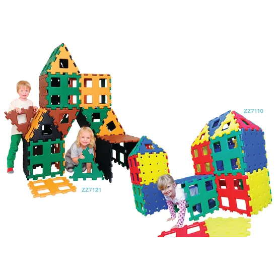 Polydron XL - Double Set - 72 Pieces